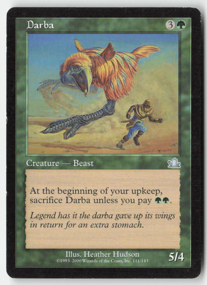 Darba PCY 111 Uncommon Moderately Played