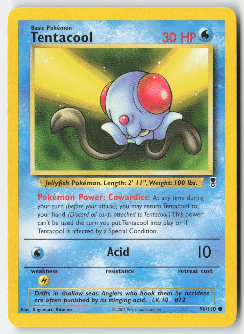 Tentacool 96/110 Regular Legendary Collection Moderately Played