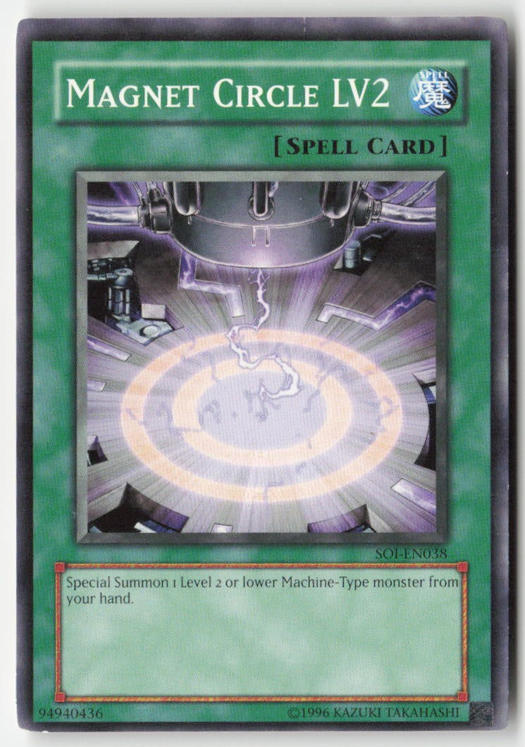 Magnet Circle LV2 SOI-EN038 Unlimited Common Moderately Played, Front