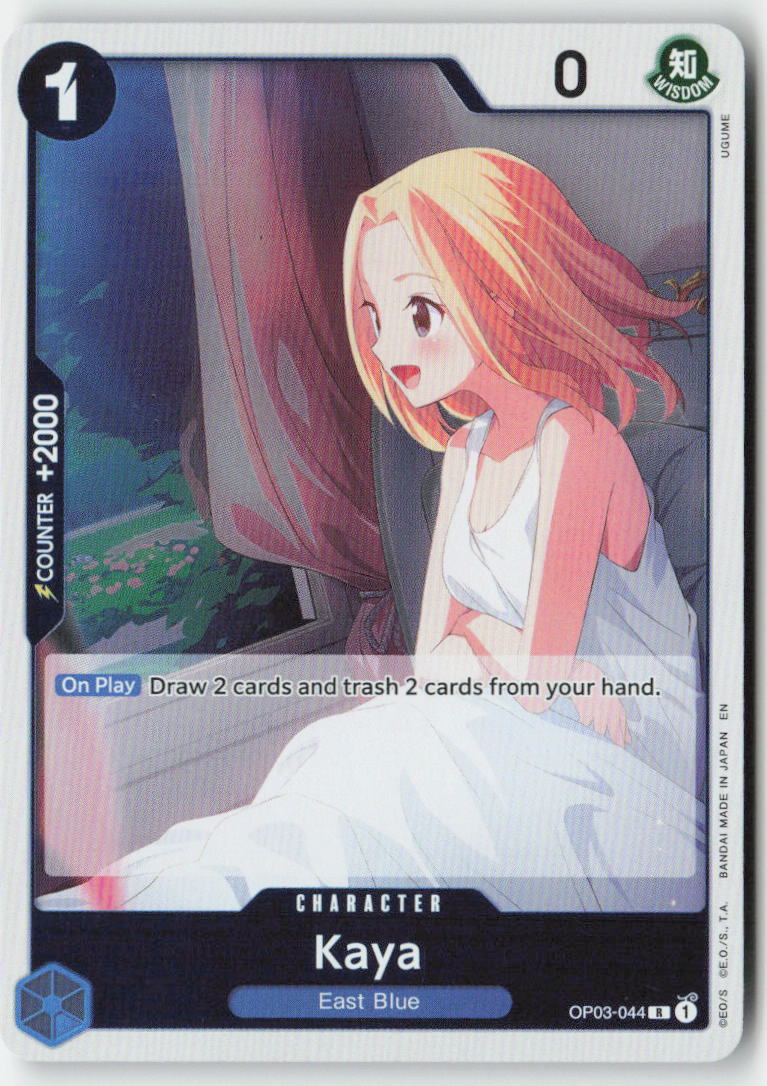 Kaya (Reprint) (PRB-02 Reprint) OP03-044 Foil Rare Lightly Played