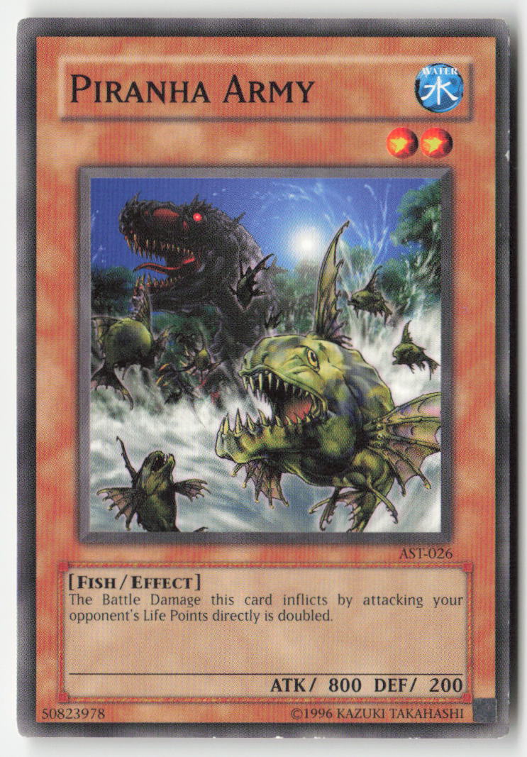Piranha Army AST-026 Unlimited Common Moderately Played, Front
