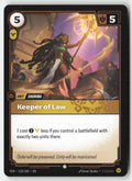 Keeper of Law #119/166 - Vendetta - Riftbound - Common - Lightly Played