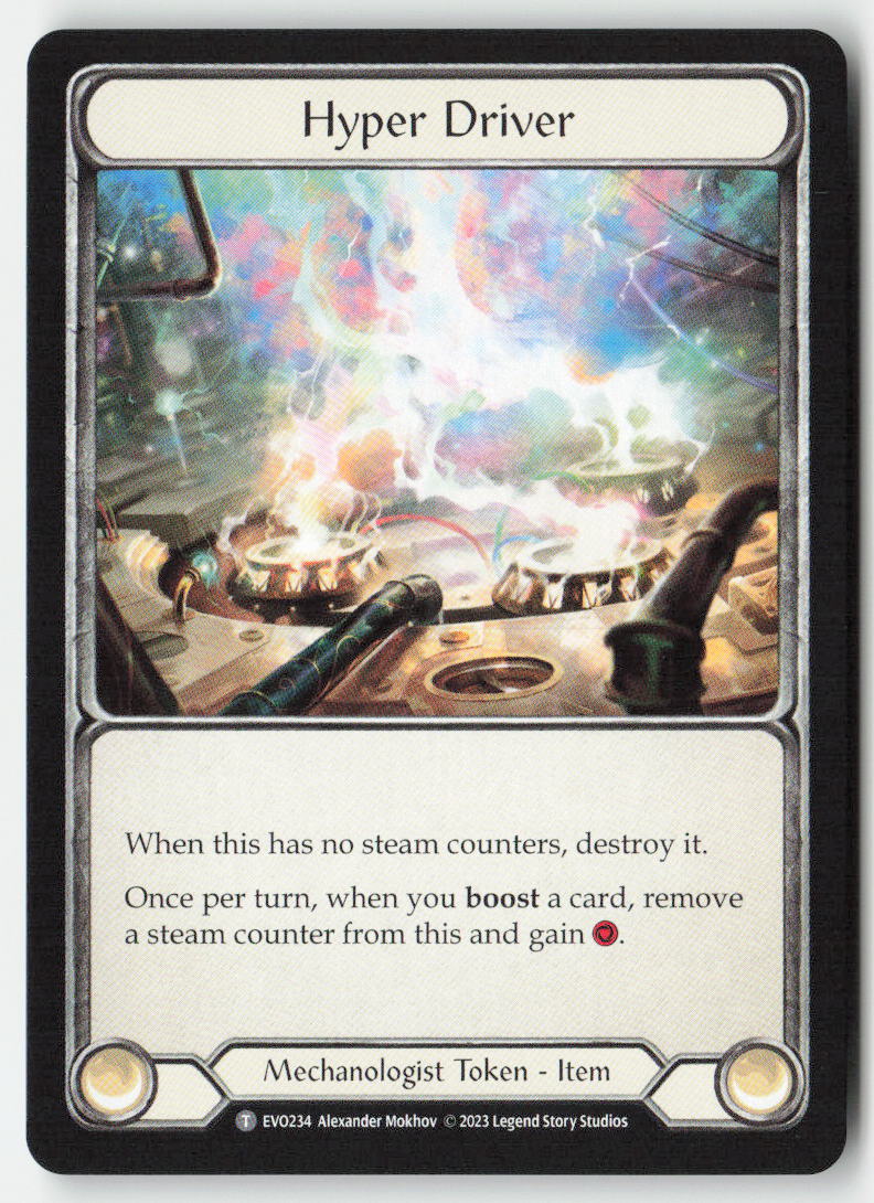 Hyper Driver // Quicken #EVO234/EVO250 - Bright Lights - Flesh and Blood - Token - Near Mint