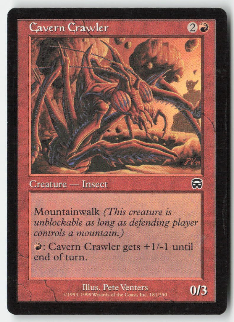 Cavern Crawler MMQ 181 Common Moderately Played