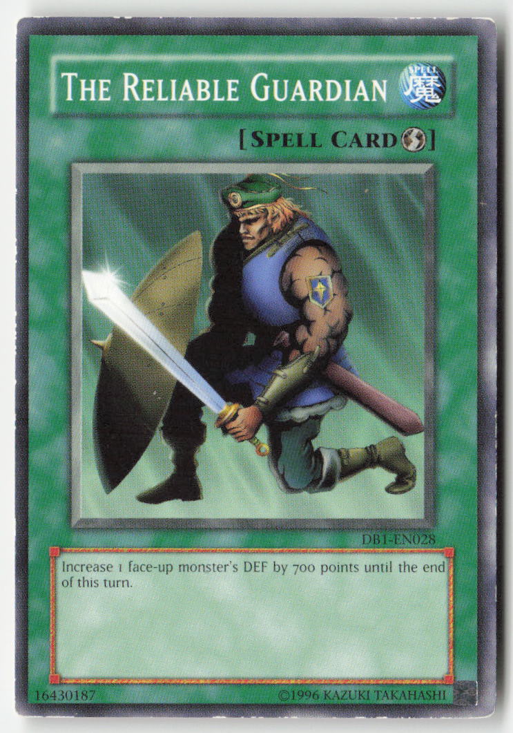 The Reliable Guardian DB1-EN028 Unlimited Common Moderately Played