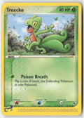 Treecko 75/109 Regular Ruby & Sapphire Moderately Played