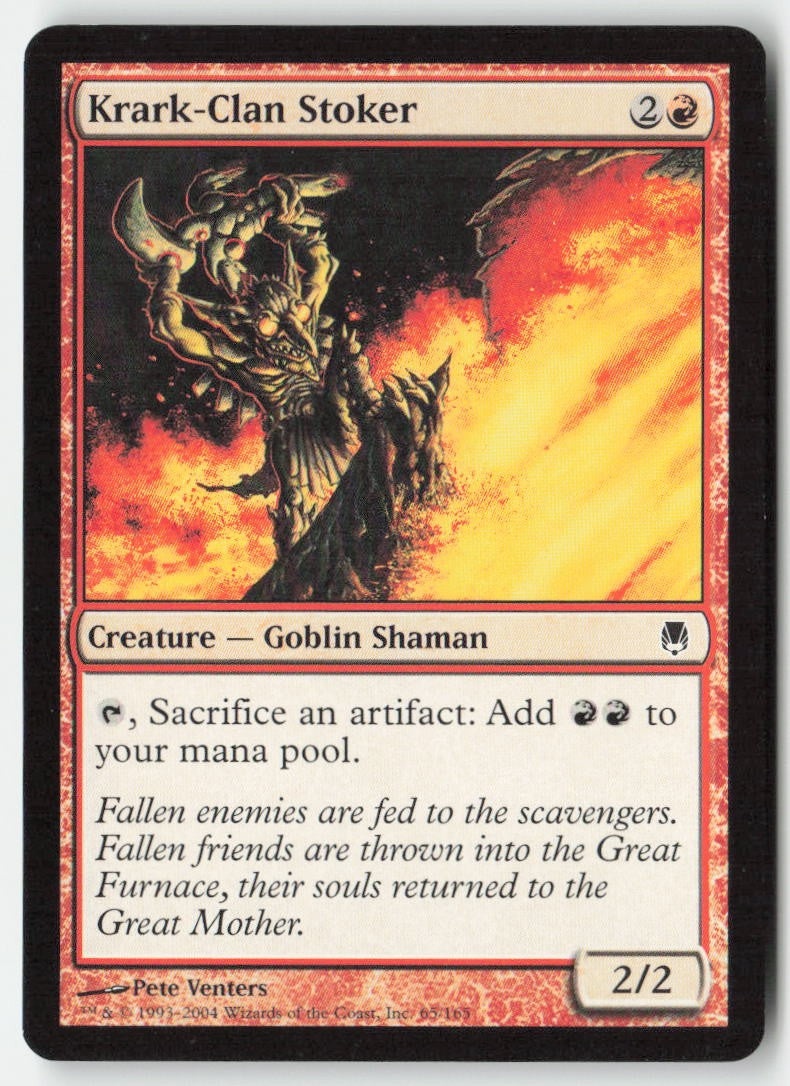 Krark-Clan Stoker DST 65 Common Moderately Played, Front