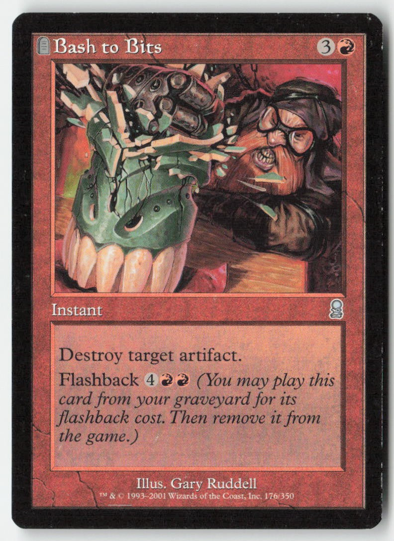 Bash to Bits ODY 176 Uncommon Moderately Played
