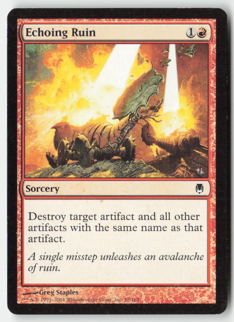 Echoing Ruin DST 59 Common Moderately Played
