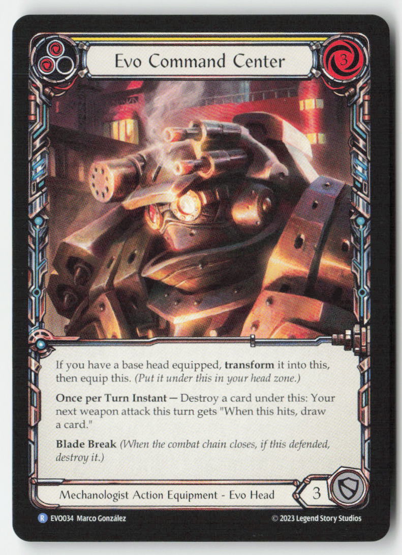 Evo Command Center #EVO034 - Bright Lights - Flesh and Blood - Rare - Near Mint