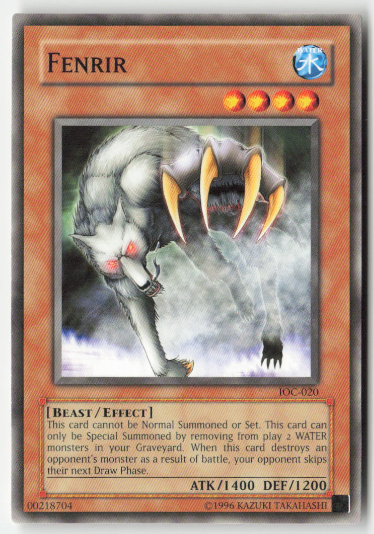 Fenrir IOC-020 Unlimited Common Moderately Played