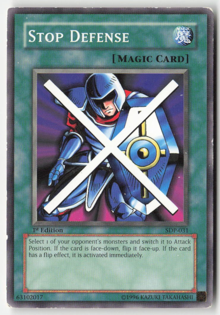 Stop Defense SDP-031 1st Edition Common Moderately Played