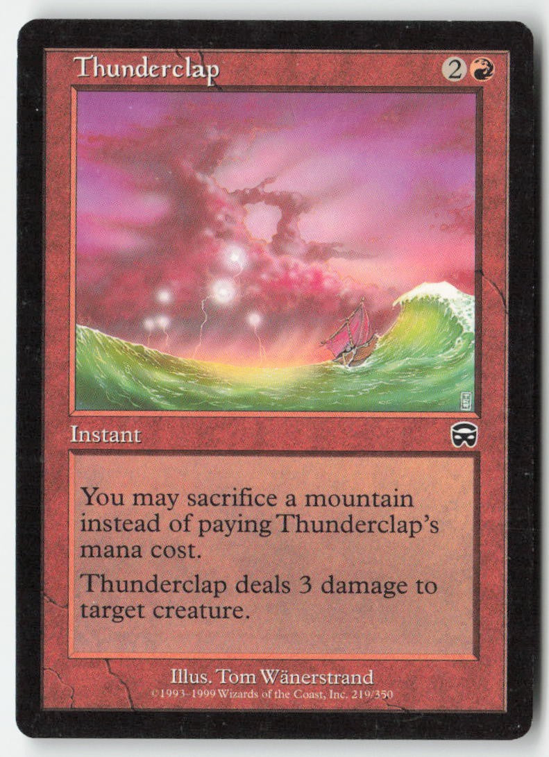 Thunderclap MMQ 219 Common Moderately Played