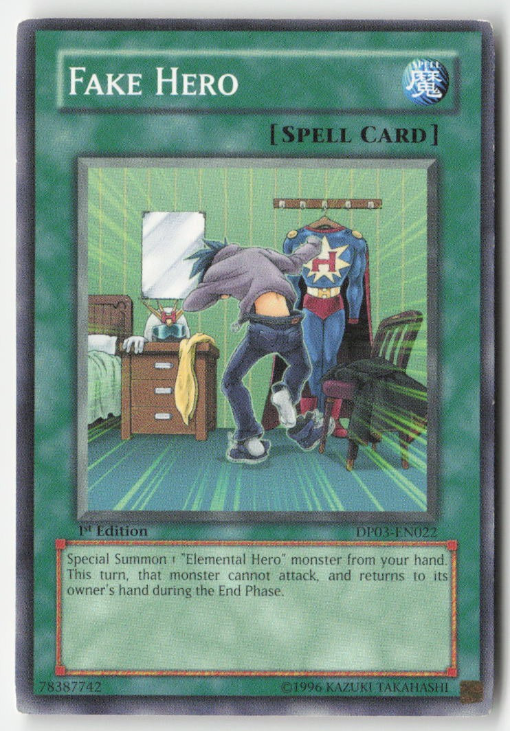 Fake Hero DP03-EN022 1st Edition Common Moderately Played, Front