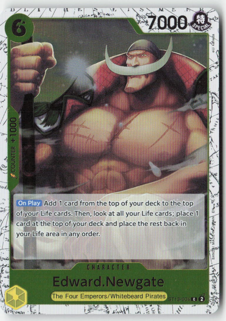 Edward.Newgate (Pirate Foil) ST13-004 Foil Common Lightly Played, Front