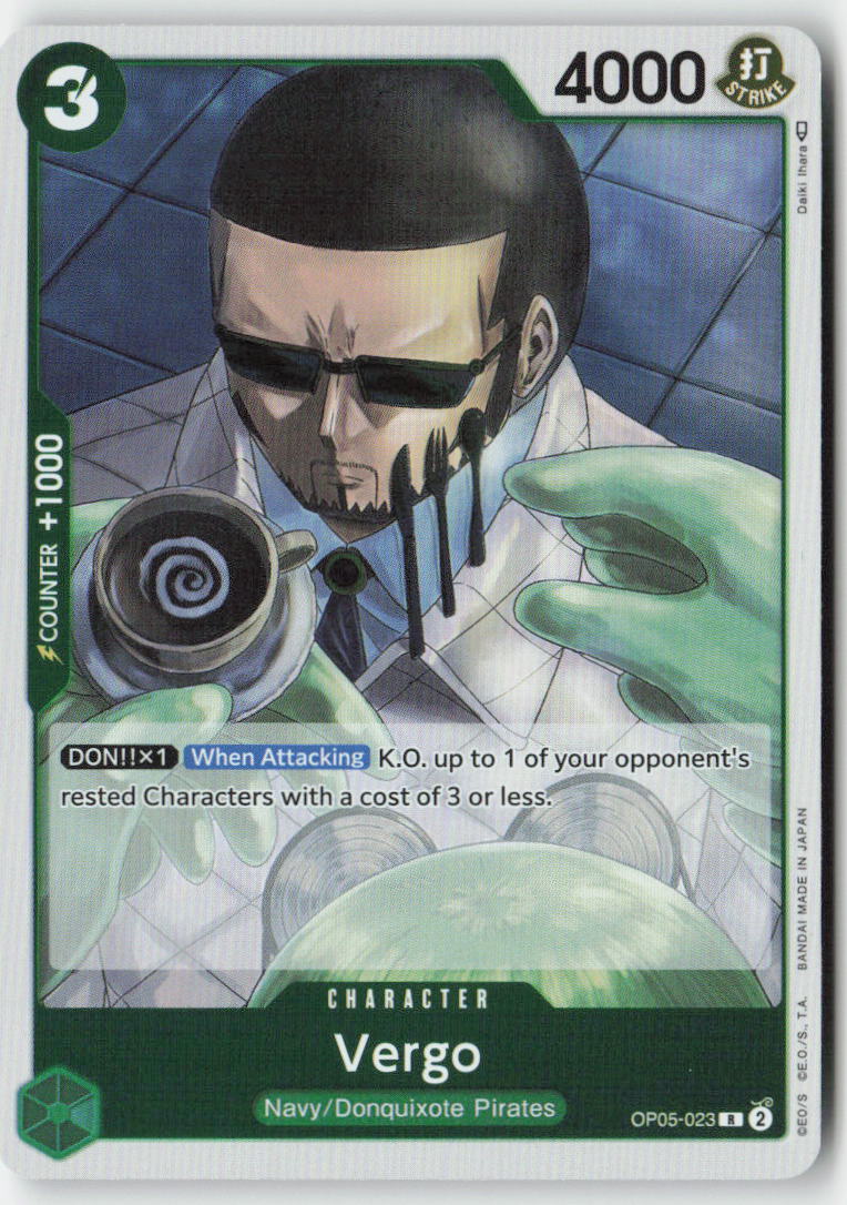 Vergo OP05-023 Foil Rare Lightly Played