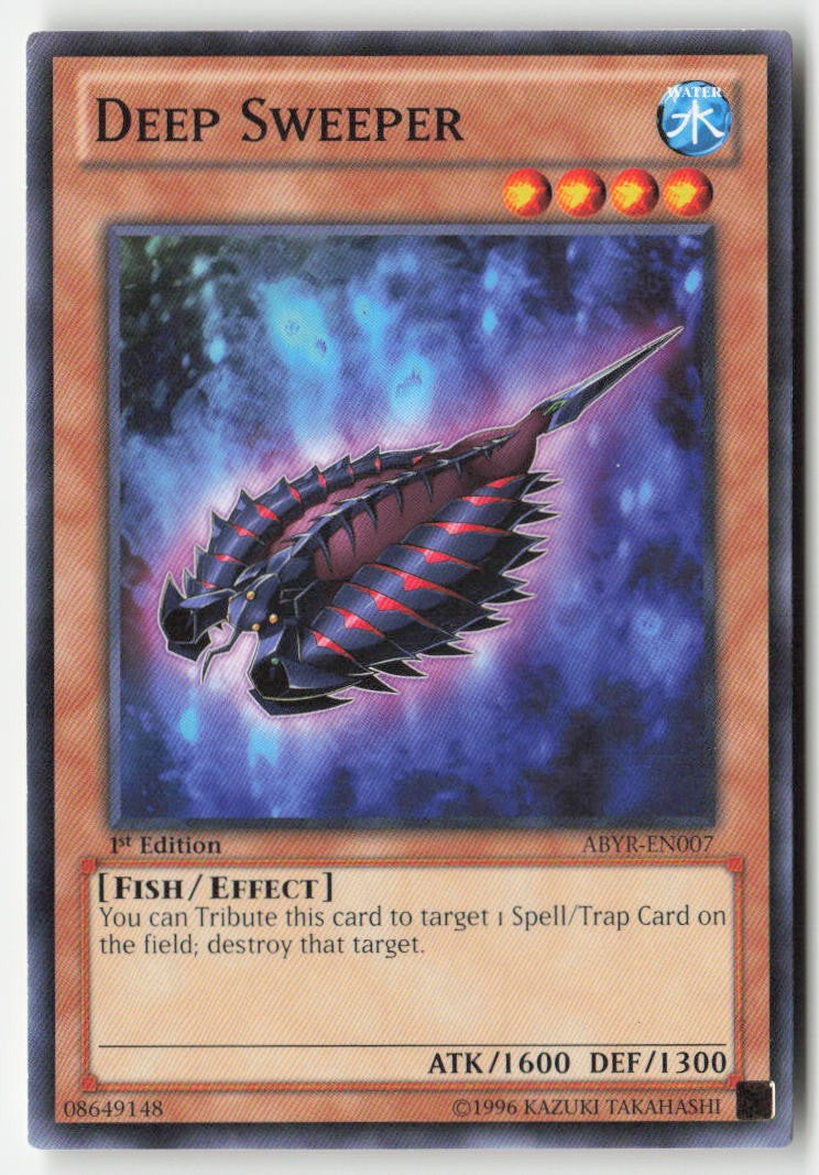 Deep Sweeper ABYR-EN007 1st Edition Common Moderately Played