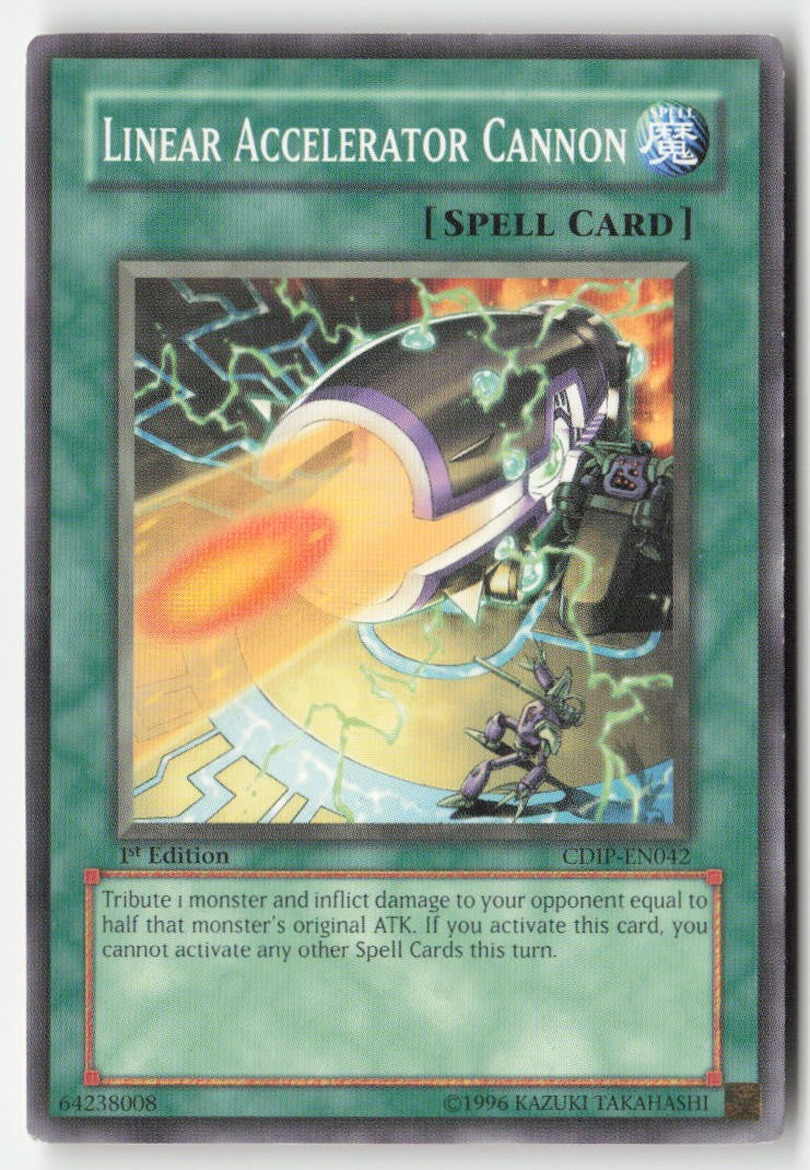 Linear Accelerator Cannon CDIP-EN042 1st Edition Common Moderately Played