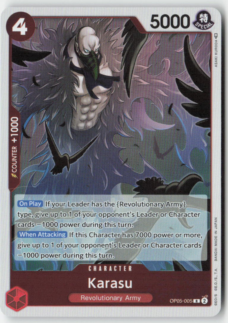 Karasu OP05-005 Foil Rare Lightly Played