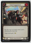 Fatal Engagement (Yellow) #HVY110 - Heavy Hitters - Flesh and Blood - Rare - Near Mint