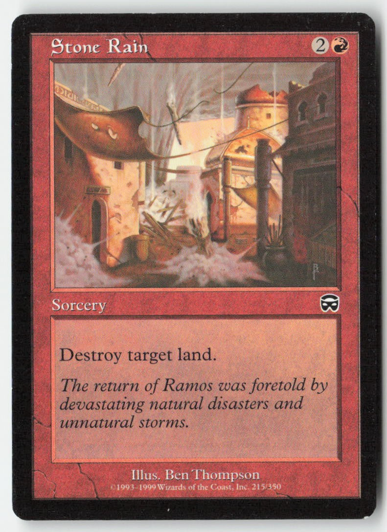 Stone Rain MMQ 215 Common Moderately Played