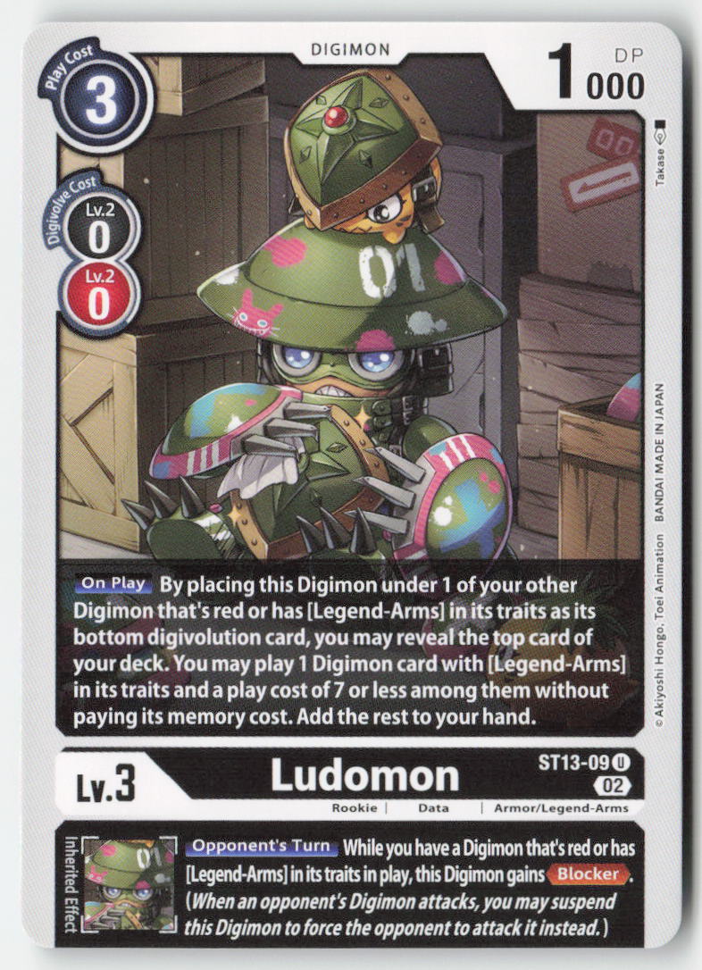 Ludomon ST13-09 Normal Uncommon Near Mint, Front
