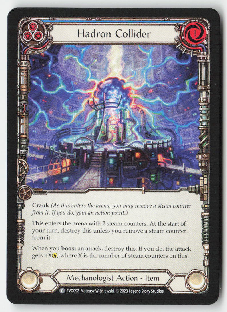 Hadron Collider (Blue) #EVO092 - Bright Lights - Flesh and Blood - Common - Near Mint