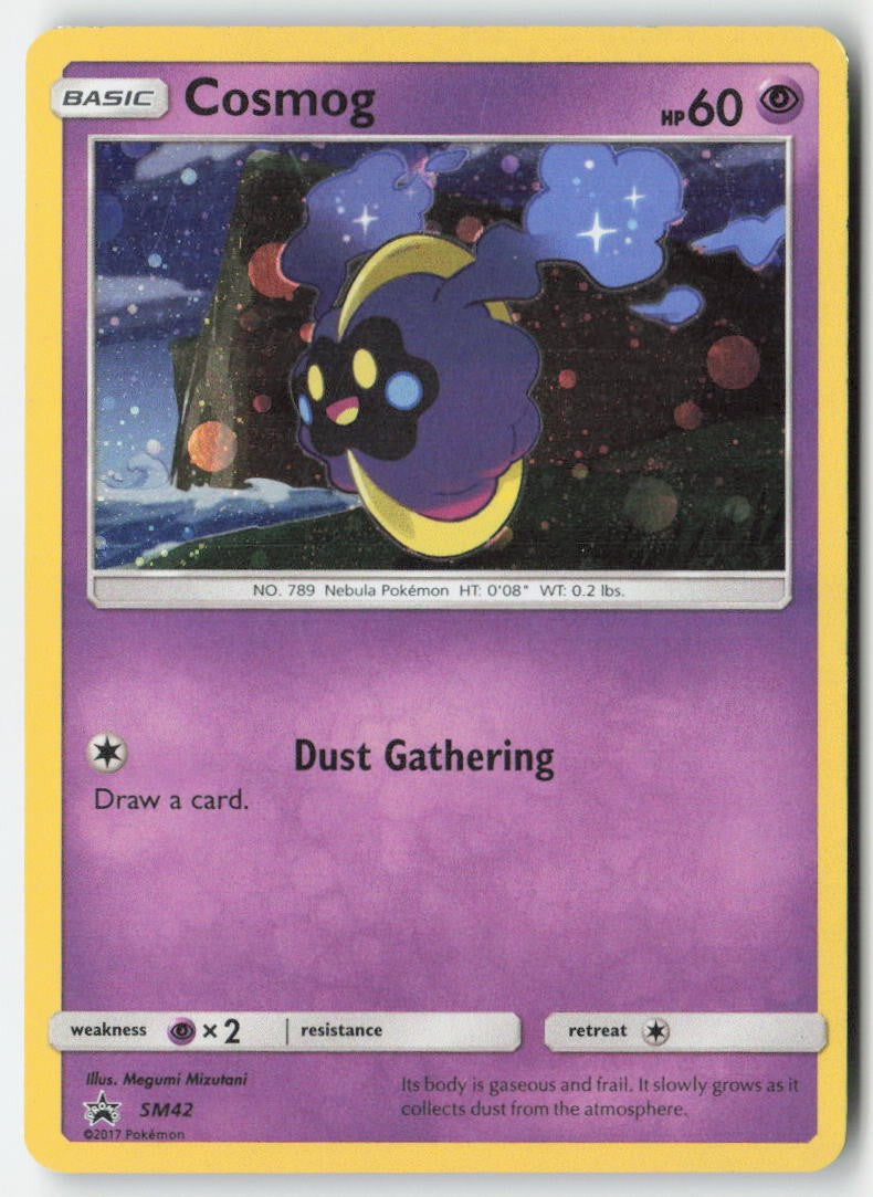 Cosmog (General Mills Promo) SM42 Holo Miscellaneous Cards & Products Moderately Played, Front