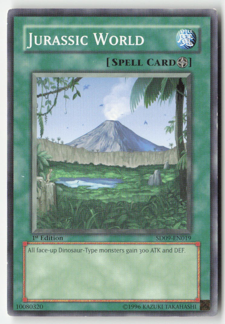 Jurassic World SD09-EN019 1st Edition Common Moderately Played