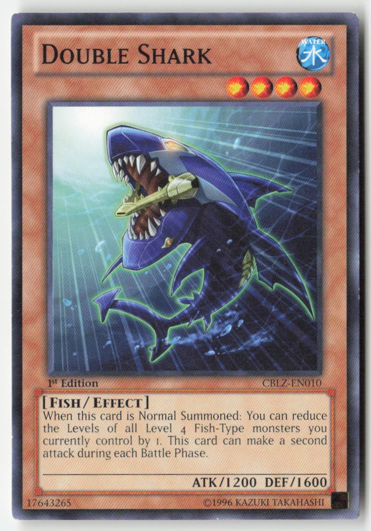 Double Shark CBLZ-EN010 1st Edition Common Moderately Played