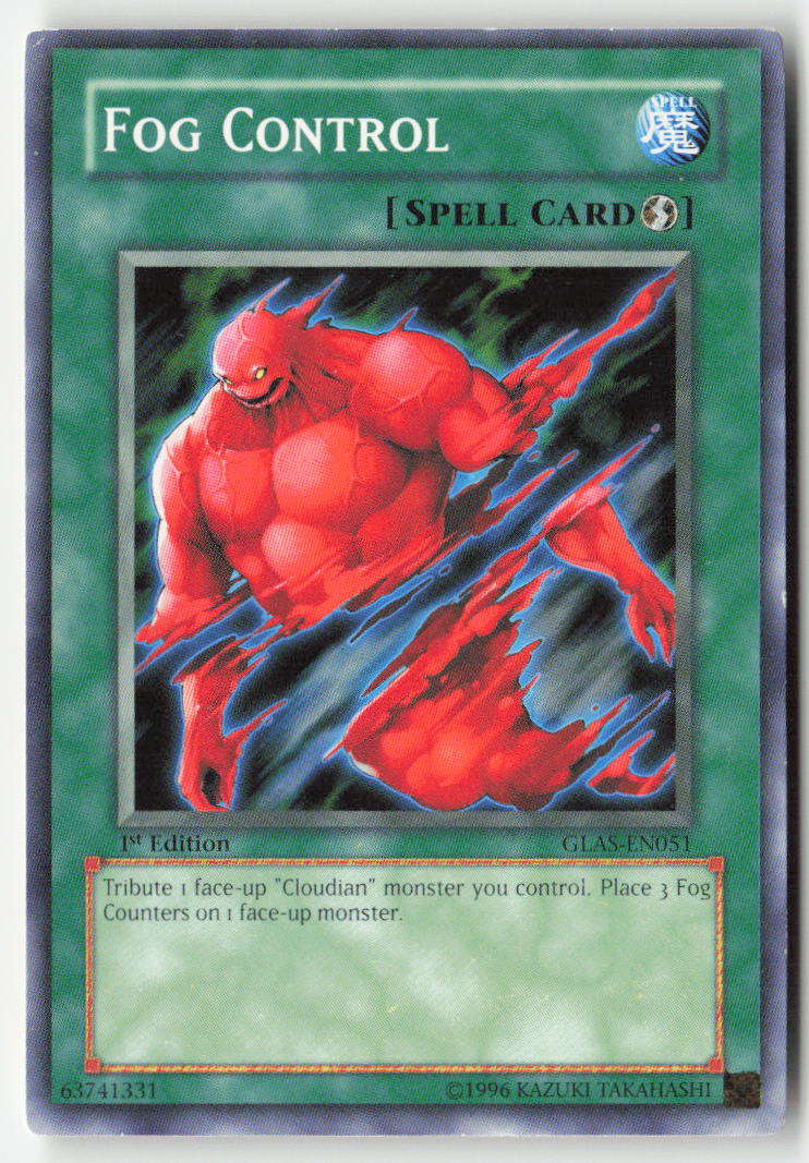 Fog Control GLAS-EN051 1st Edition Common Moderately Played, Front