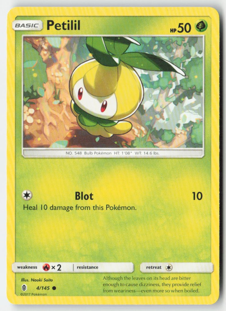 Petilil 4/145 Regular Guardians Rising Moderately Played