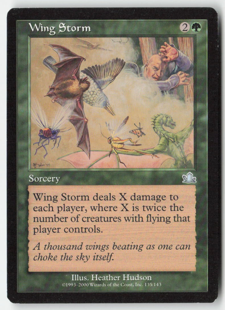 Wing Storm PCY 135 Uncommon Moderately Played