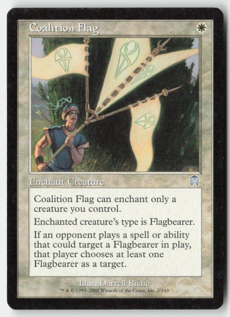 Coalition Flag APC 2 Uncommon Moderately Played