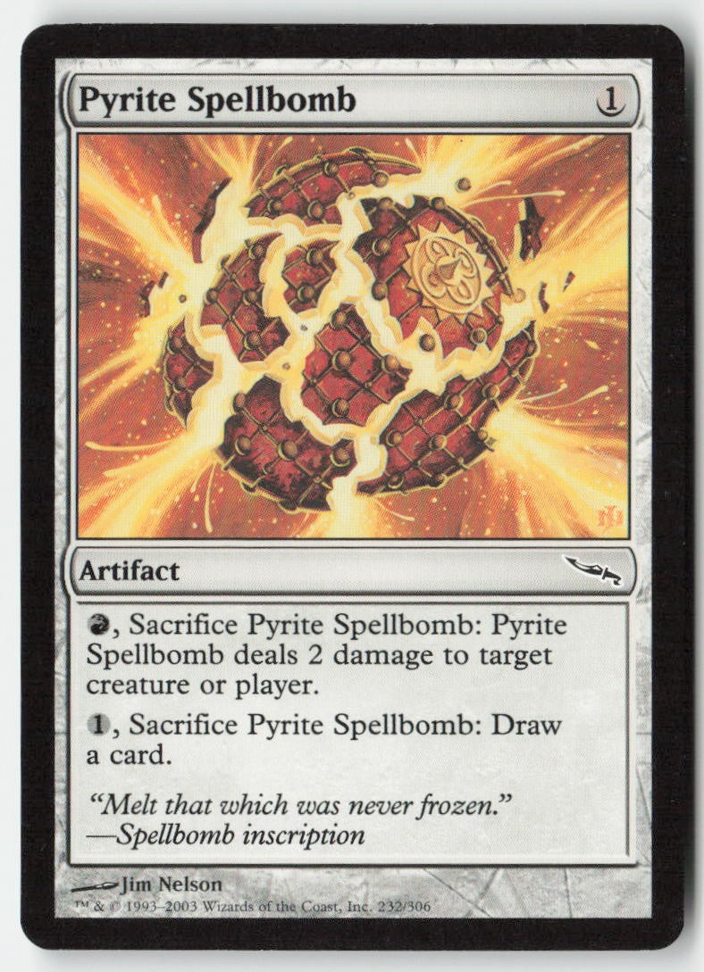Pyrite Spellbomb MRD 232 Common Moderately Played