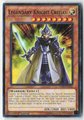 Legendary Knight Critias LEDD-ENA08 1st Edition Common Moderately Played
