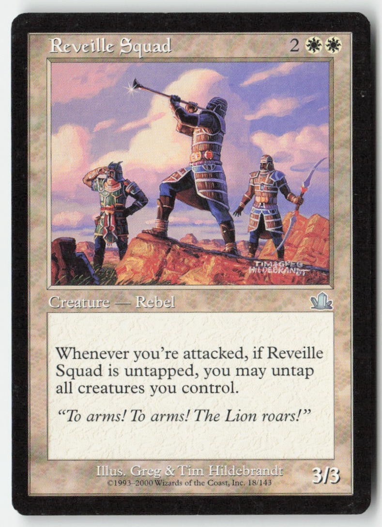 Reveille Squad PCY 18 Uncommon Moderately Played