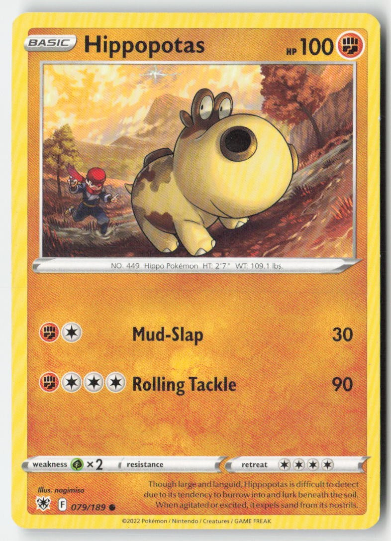 Hippopotas 079/189 Regular Astral Radiance Moderately Played