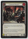 Command Respect (Yellow) #HVY072 - Heavy Hitters - Flesh and Blood - Common - Near Mint