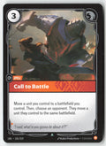 Call to Battle #101/219 - Unleashed - Riftbound - Uncommon - Lightly Played