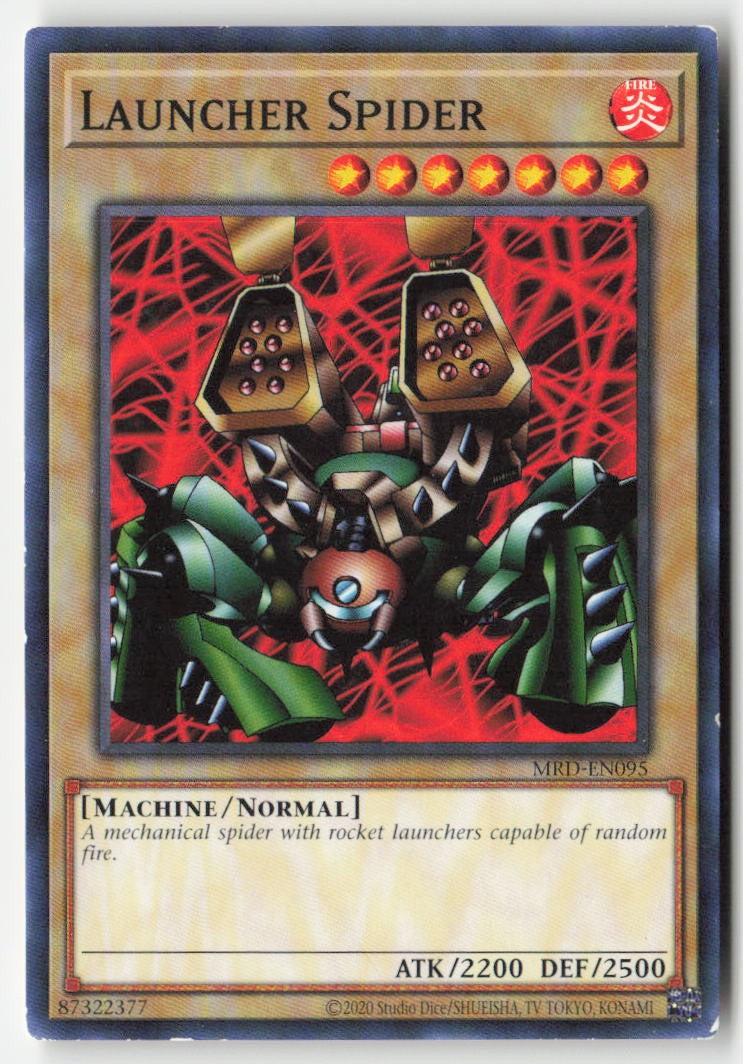 Launcher Spider (25th Anniversary) MRD-EN095 Unlimited Common Moderately Played, Front