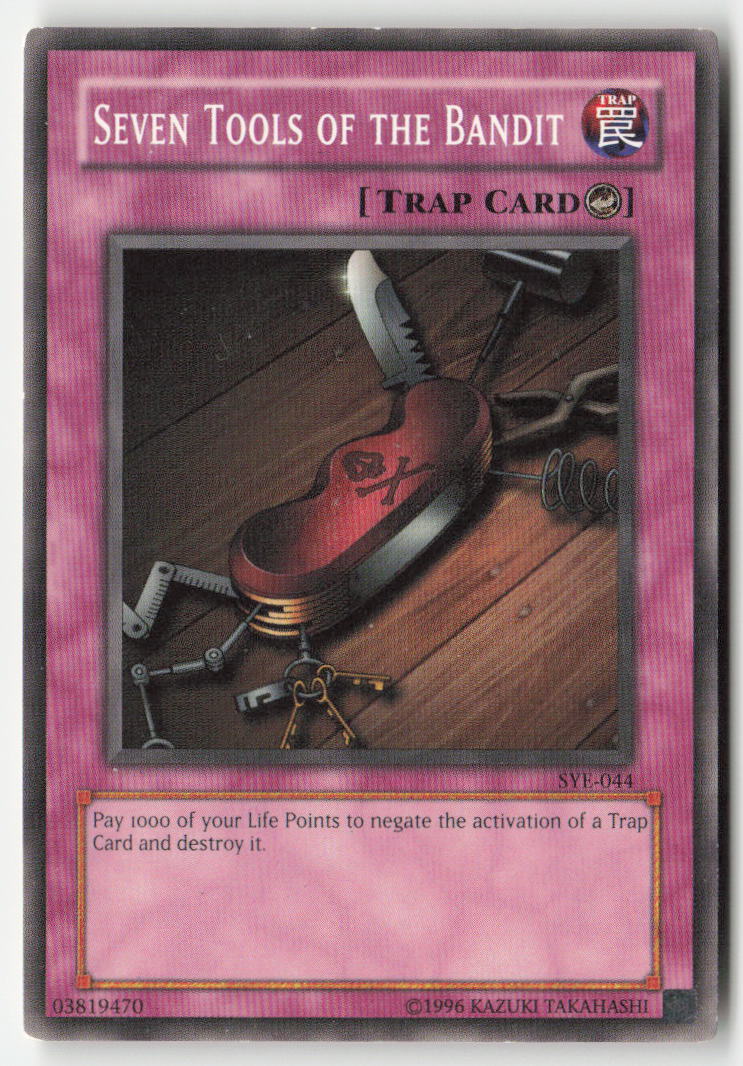 Seven Tools of the Bandit SYE-044 Unlimited Common Moderately Played, Front