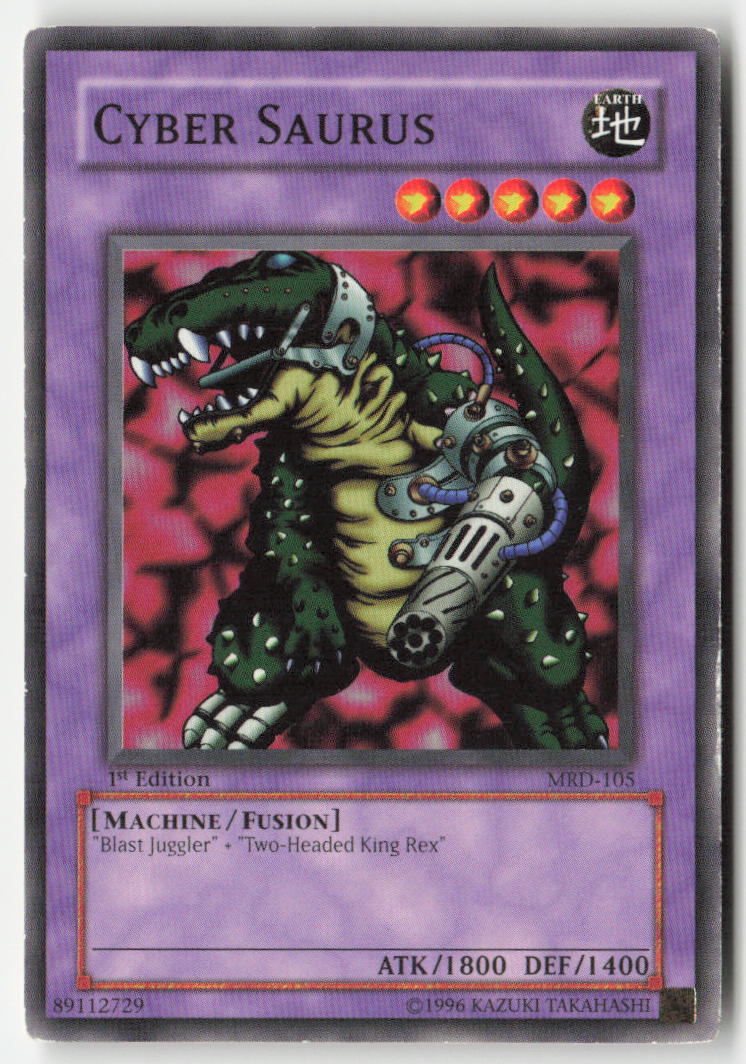 Cyber Saurus MRD-105 1st Edition Common Moderately Played