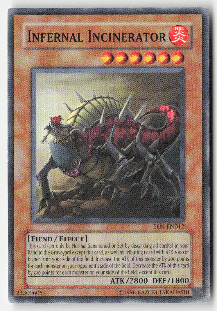 Infernal Incinerator EEN-EN012 Unlimited Common Moderately Played