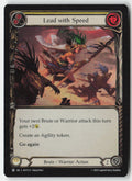 Lead with Speed (Yellow) #HVY173 - Heavy Hitters - Flesh and Blood - Common - Near Mint