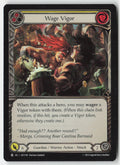 Wage Vigor (Yellow) #HVY190 - Heavy Hitters - Flesh and Blood - Common - Near Mint