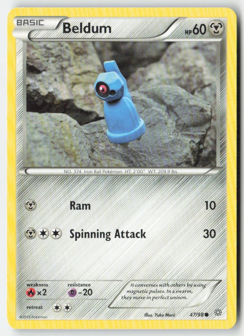 Beldum 47/98 Regular Ancient Origins Moderately Played