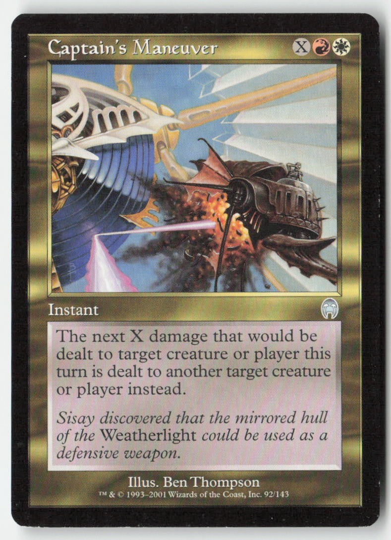 Captain's Maneuver APC 92 Uncommon Moderately Played