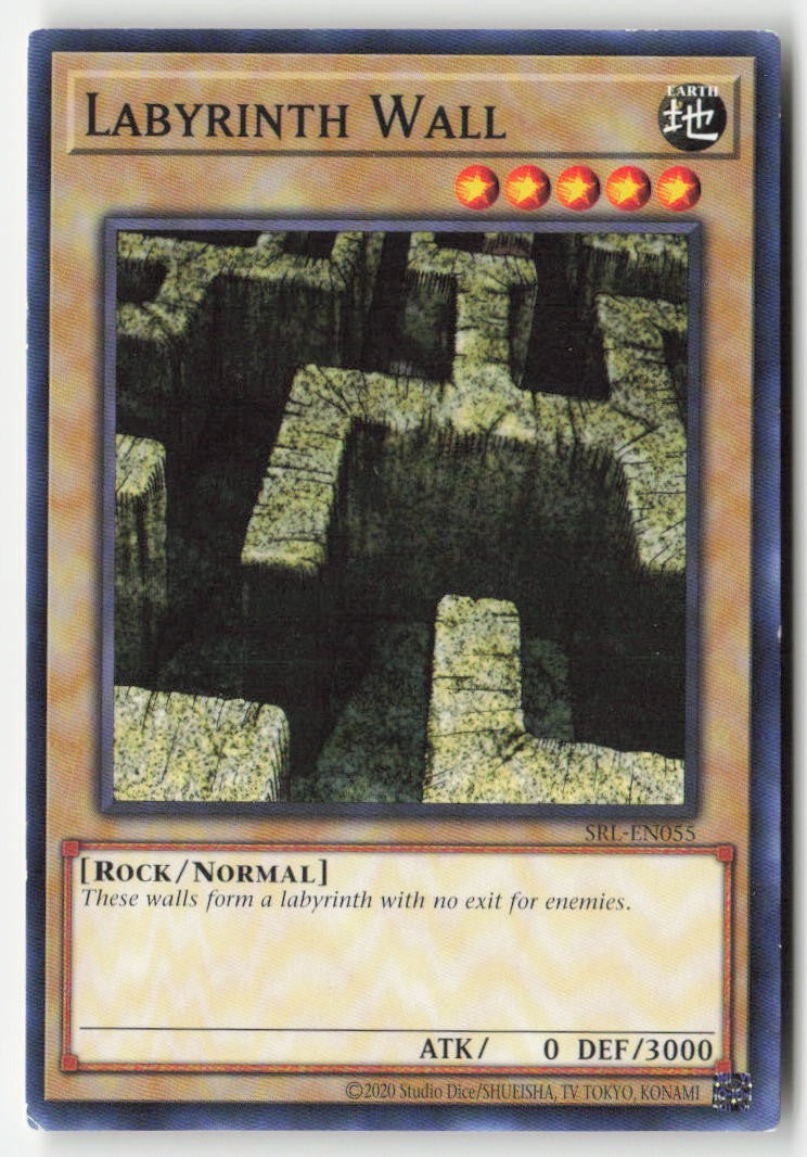 Labyrinth Wall (25th Anniversary) SRL-EN055 Unlimited Common Moderately Played, Front