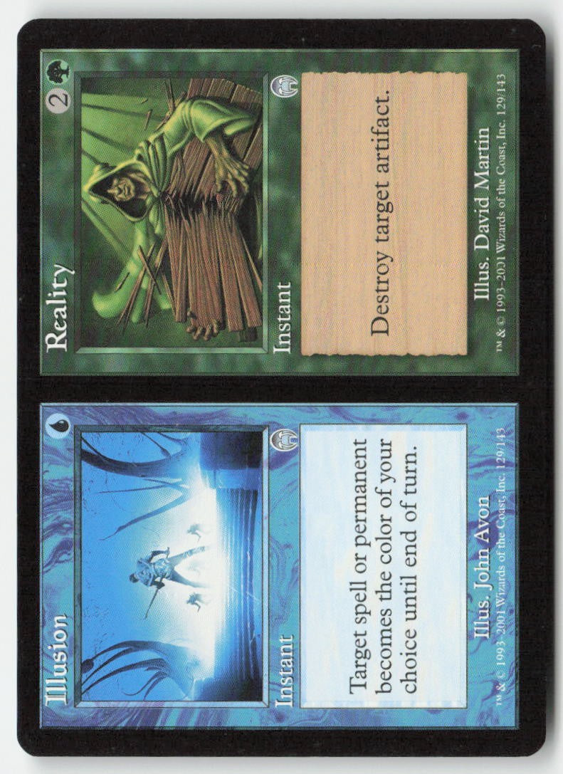 Illusion // Reality APC 129 Uncommon Moderately Played